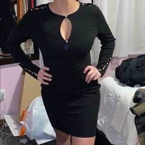 Black Long Sleeve Cocktail Dress